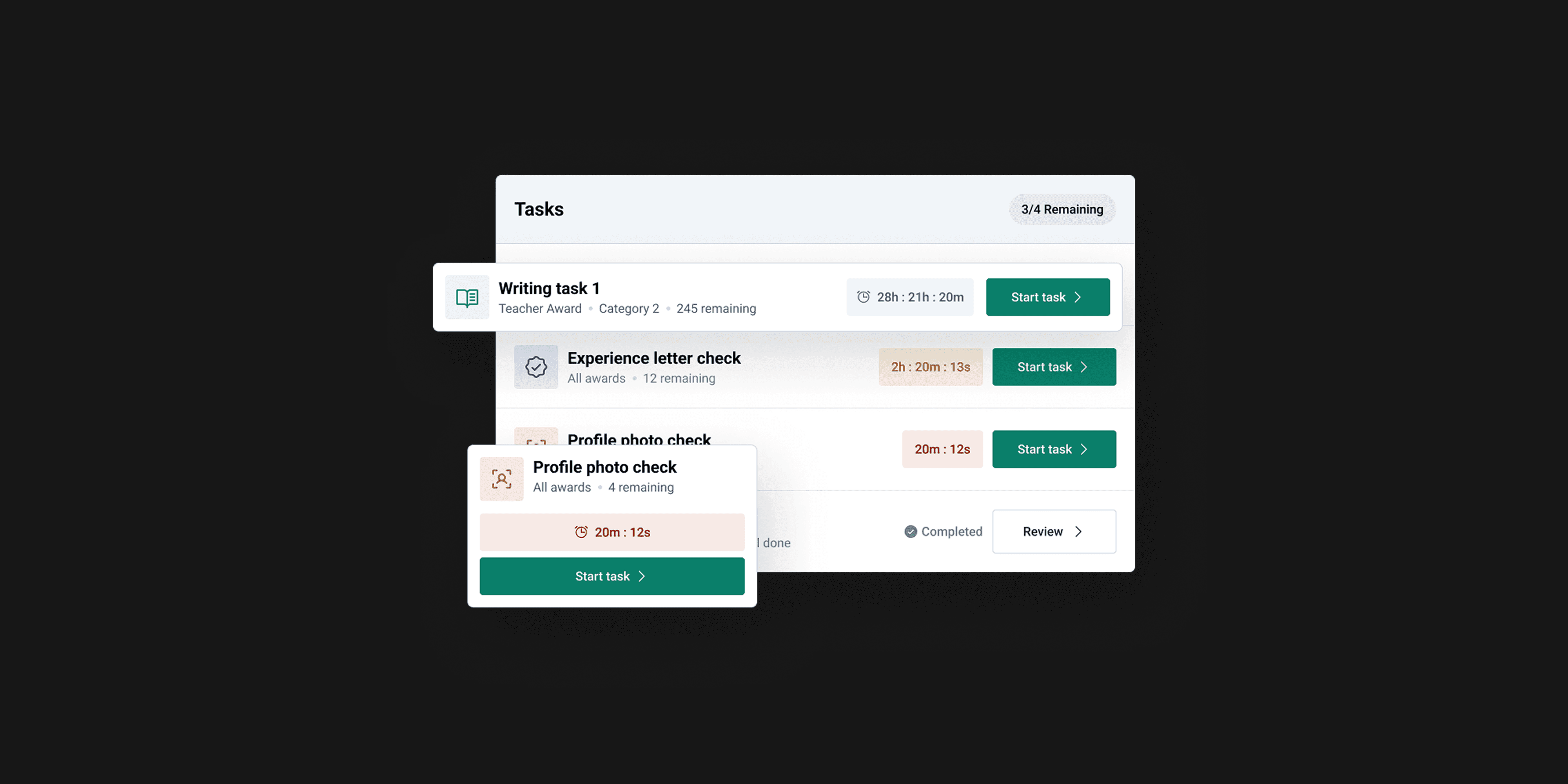 Task based system